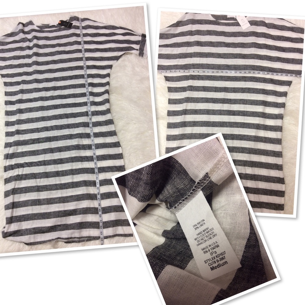 BLACK AND WHITE STRIPED MAXI DRESS(see description - Picture 7 of 7